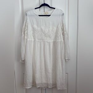 Indigo Rose Women’s Dress, White , Lace, size 3X